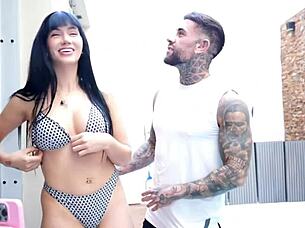 Fucking my bestie boyfriend behind her back she catches us and we have her join - yenifer chacon nestor zarc and yasmin avila