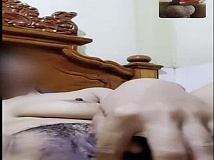 2025 filipina girl locks door for video call sex in bedroom pov