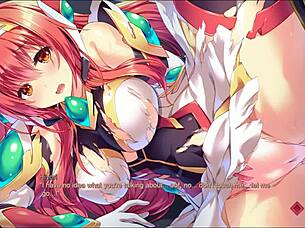 Hiyori's emotional scene in yamizome liberator hentai