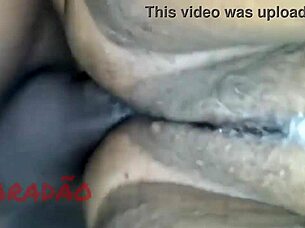 taking milk from dick in cuckold massage