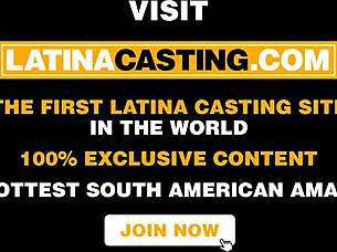 Innocent latina teen banged rough during fake job interview