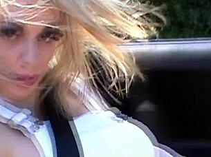 Babestation Babe Chessie Kay Wanks in the Countryside! So Wild and Retro!