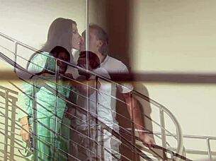 Tiny Cytheria rides and squirts until he cums