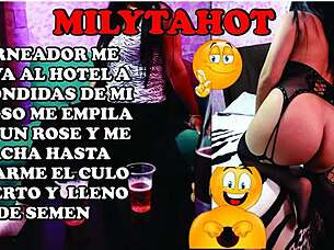 Is Corneador fucking wife bareback hidden from husband?