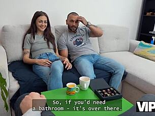 Jealous guy! Paid rent with pussy!