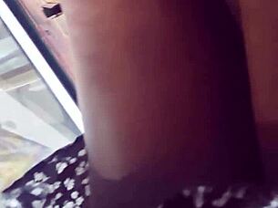 spying upskirt under skirt in store