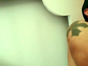 Horny mature MILF with big tits and ass engages in sex with chubby gay cock