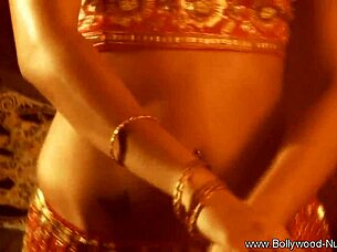 Indian Brunette Dances And Strips While Being Groped Erotically