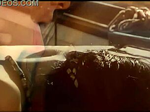 Two Young Women Enjoy A Sensual Moment On The Boat.