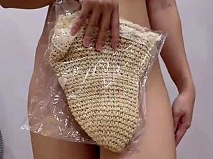 unboxing this teen's tight pussy outdoors 😍