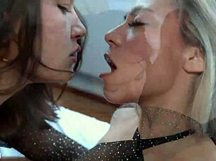 Girlfriend's needy friend gets dirty face fucking and cumshot.