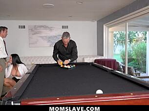 European Milf Personal Assistant with Big Boobs and Ass Lets Bosses Fuck Her in Doggy Style for Freeuse - Momslave