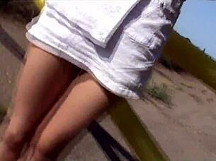 Babestation Babe Chessie Kay Wanks in the Countryside! So Wild and Retro!