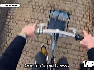 Jealous guy! Paid rent with pussy!