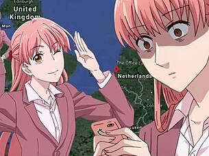 the office lady at work