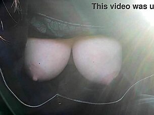 artemisiana love shows off her big italian tits in slow motion close up