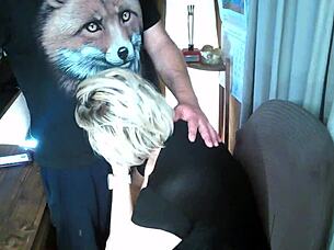 Mature Married Couple Plays Sexy Pranks On The Balcony