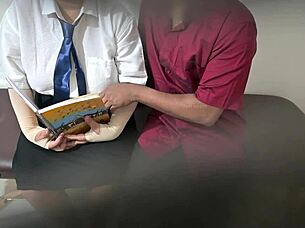 Teacher fucks student in college affair.