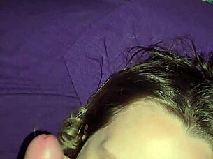 Milf Gets Facial After Face Fucking And Ball Licking