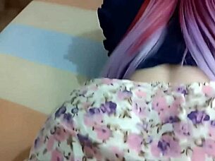 my stepdaughter is still a virgin with a tight and soft pussy she is a desirable dancer and after her classes she seduces me with her flowery miniskirt that highlights her nice ass and tight pussy 😍