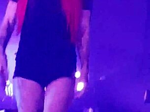 lights up some sexy videos in a casual everyday scene