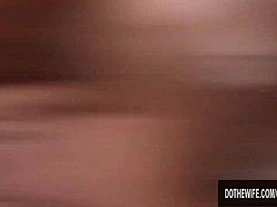 Horny housewife unleashes slut