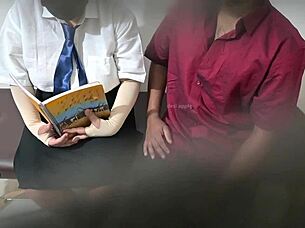 Teacher fucks student in college affair.