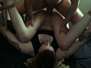 ropes make the girl wet as his hard cock destroys her tight pussy