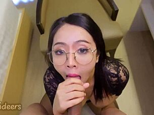 Fuck me to ease my sadness, asian widow begs