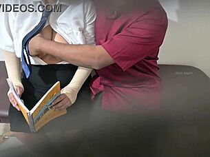 Teacher fucks student in college affair.