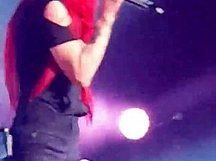 lights up some sexy videos in a casual everyday scene