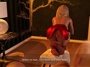 In this sex adventure, the futanari mistress dominates with assfucking and anal play