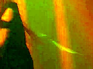 lights up some sexy videos in a casual everyday scene