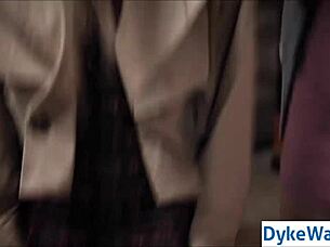 Married lesbians at wedding get realtor's disapproval!