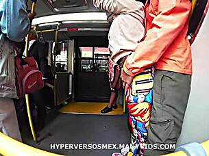 big ass in leggings lets me rub on bus 😏