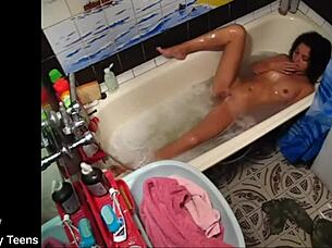 Intriguing Hidden Cam Of Step-Sister Masturbating Her Pussy.