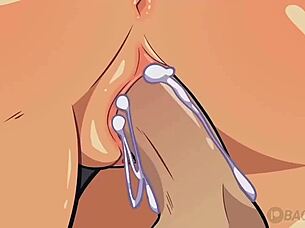 woman seduce husband after a long day at work