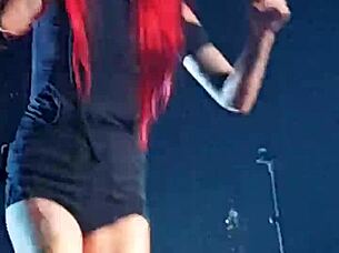 lights up some sexy videos in a casual everyday scene