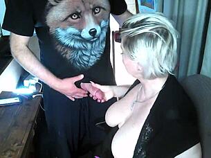 Mature Married Couple Plays Sexy Pranks On The Balcony