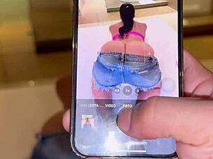 Rica gets fucked by her brother-in-law on her boyfriend's bed, cum on big tits!