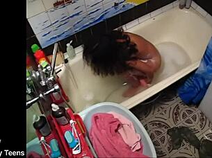 Intriguing Hidden Cam Of Step-Sister Masturbating Her Pussy.