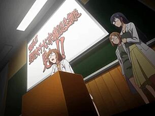 megami-ryou episode 7 uncensored, with naked teens kissing