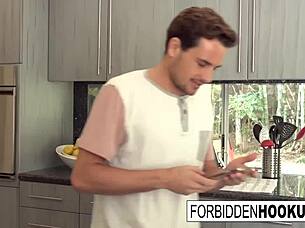 Food Delivery Turns Into Step-Siblings Banging!