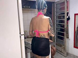 Tanned Blonde and Brunette Bisexual Babes Get Wild in Car Girl-on-Girl Action