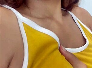 Skinny teen begs for monster cock in tight pussy