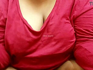 Why are you staring at the Asian bhabhi's natural sexy tits?
