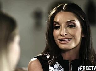 Milf Seduces Teen with Juicy Pussy