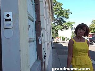 granny gets sprinkled at sex club