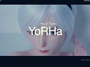 D Va in super cute doggystyle animation