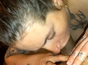 Amateur goddess screams during deepthroat and assfucking orgasm